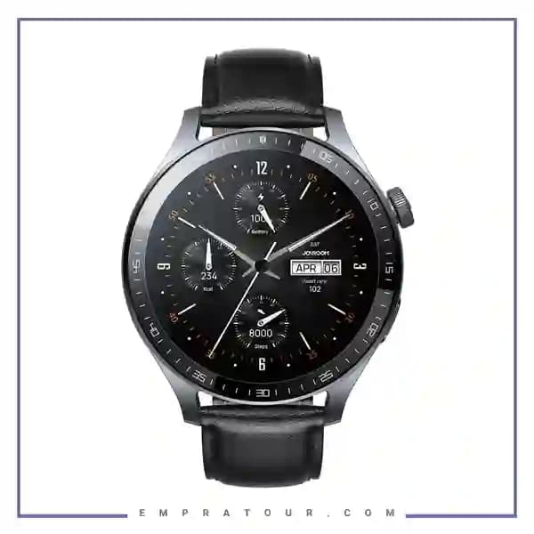ساعت هوشمند کلاسیک با بند چرمی جویروم JOYROOM JR-FC2 Pro — تصویر ۵