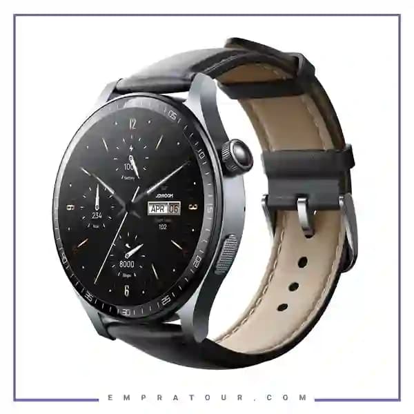 ساعت هوشمند کلاسیک با بند چرمی جویروم JOYROOM JR-FC2 Pro