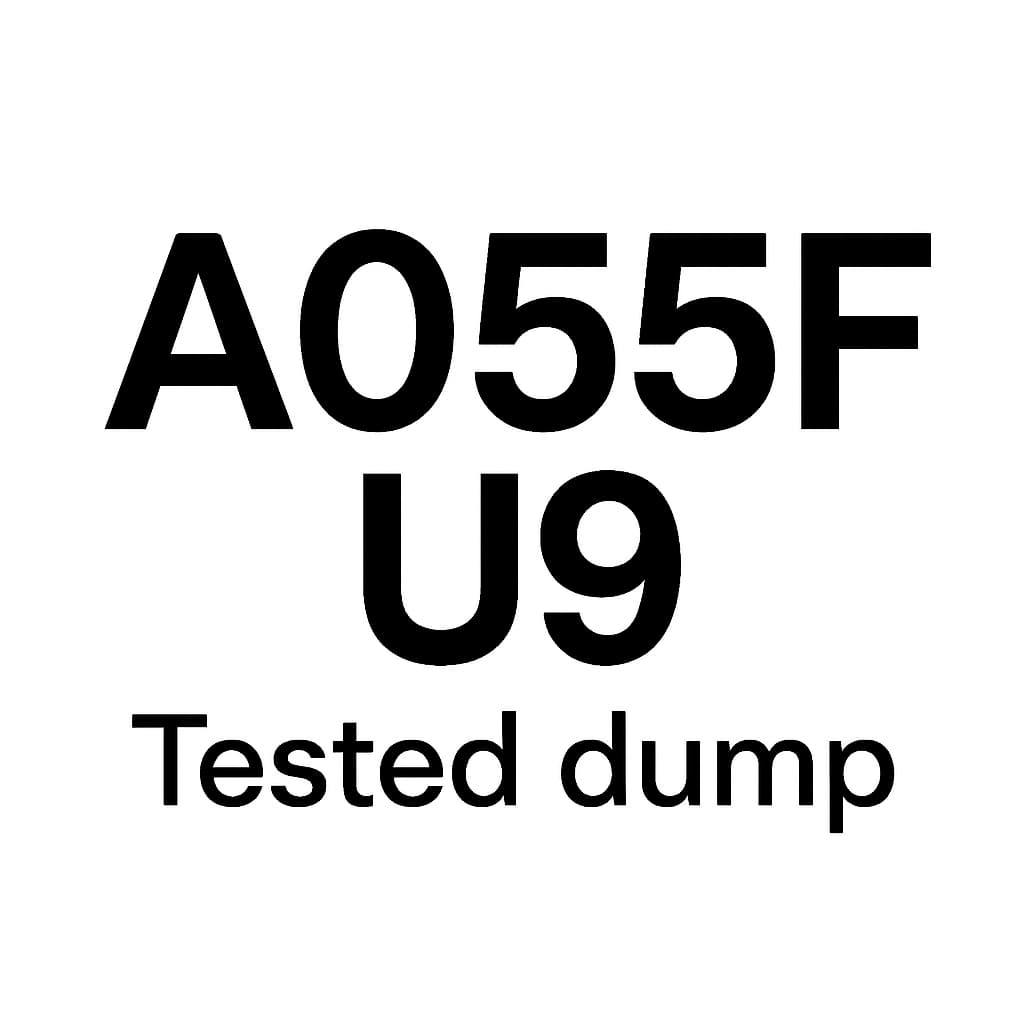 دامپ A05 باینری 9 | Dump A055F U9 — تصویر ۲