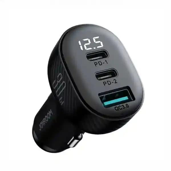 شارژر فندکی 3 پورت 30 وات جویروم JR-CCD04 — تصویر ۸