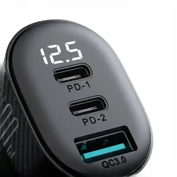 شارژر فندکی 3 پورت 30 وات جویروم JR-CCD04 — تصویر ۶