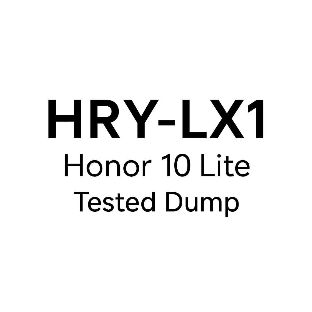 فایل دامپ Honor 10 Lite | HRY-LX1