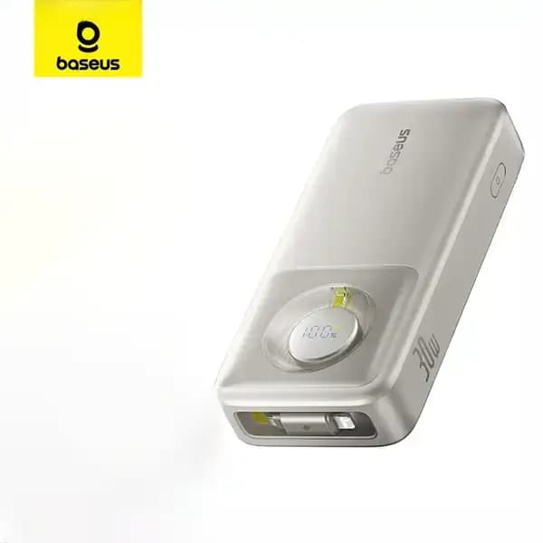 پاوربانک 30 وات 20000 با کابل لایتنینگ همراه بیسوس PPLSL01-20 — تصویر ۱۱