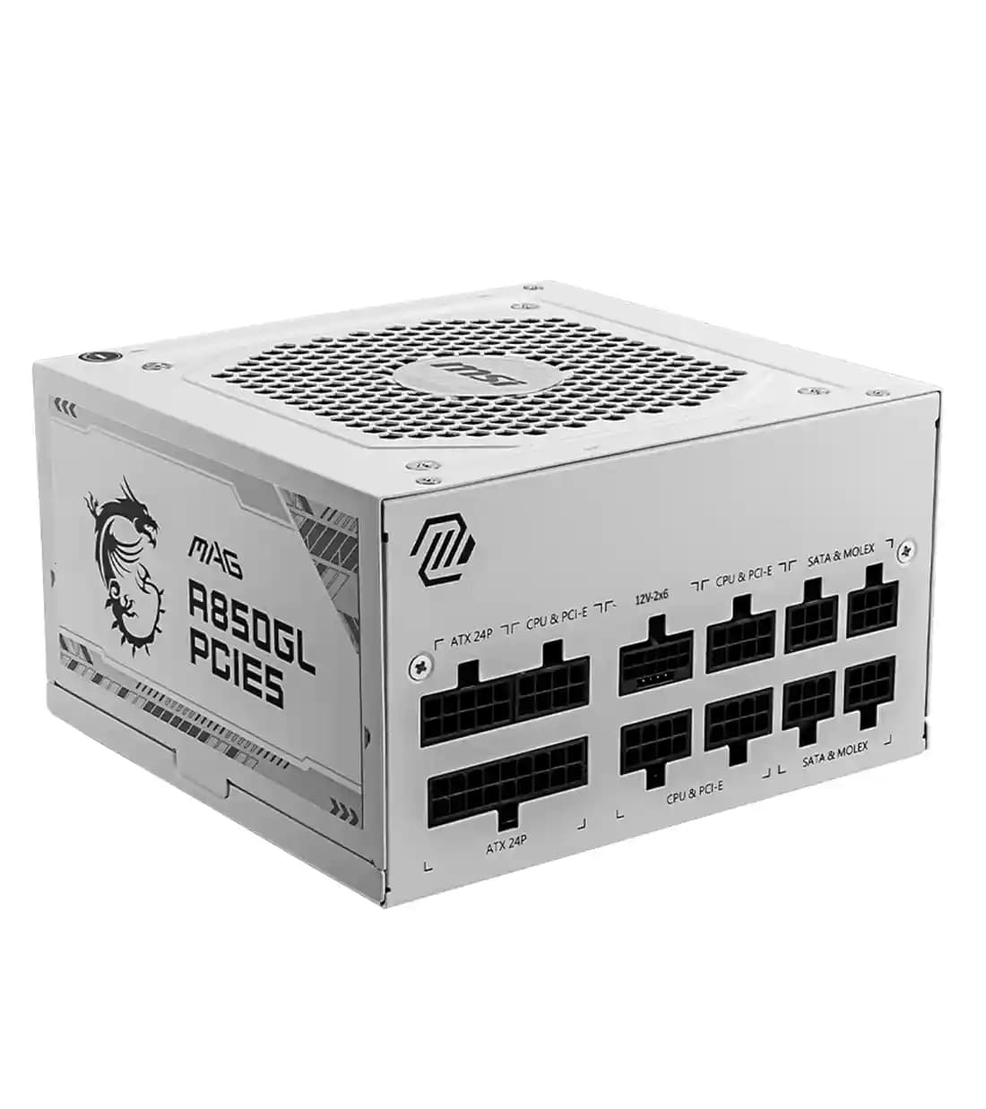 پاور 850 وات ام اس آی MAG A850GL PCIE5 WHITE Full Modular