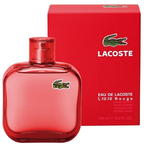 ادکلن مردانه لاگوست قرمز L.12.12 Rouge حجم 100ml — تصویر ۳
