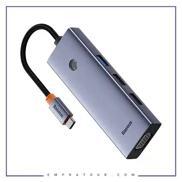 هاب هفت پورت تایپ سی بیسوس BS-OH117 — تصویر ۷