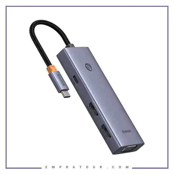 هاب هفت پورت تایپ سی بیسوس BS-OH117