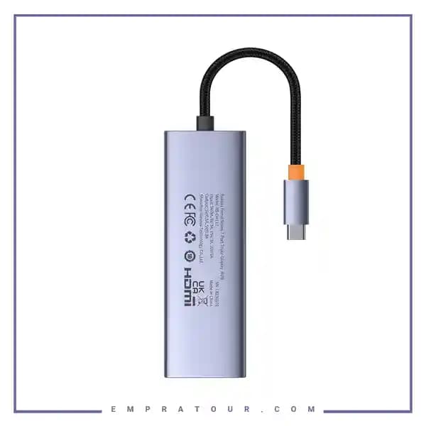 هاب هفت پورت تایپ سی بیسوس BS-OH117 — تصویر ۵