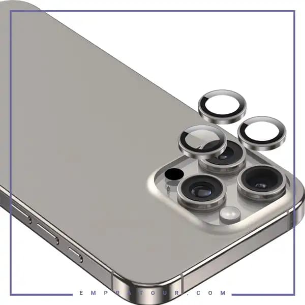 محافظ لنز فلزی دوربین گرین لاین iPhone 16 Pro / 16 Pro Max — تصویر ۴