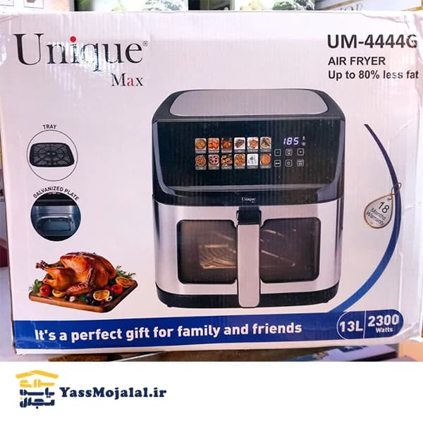 سرخ‌کن 13 لیتر یونیک مکس مدل UM-4444G — تصویر ۲