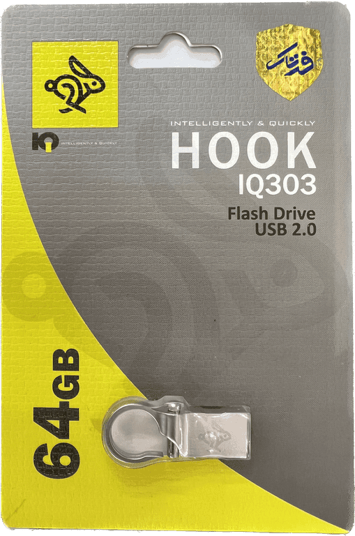 فلش مموری IQ مدل HOOK ظرفیت 64 گیگ — تصویر ۲