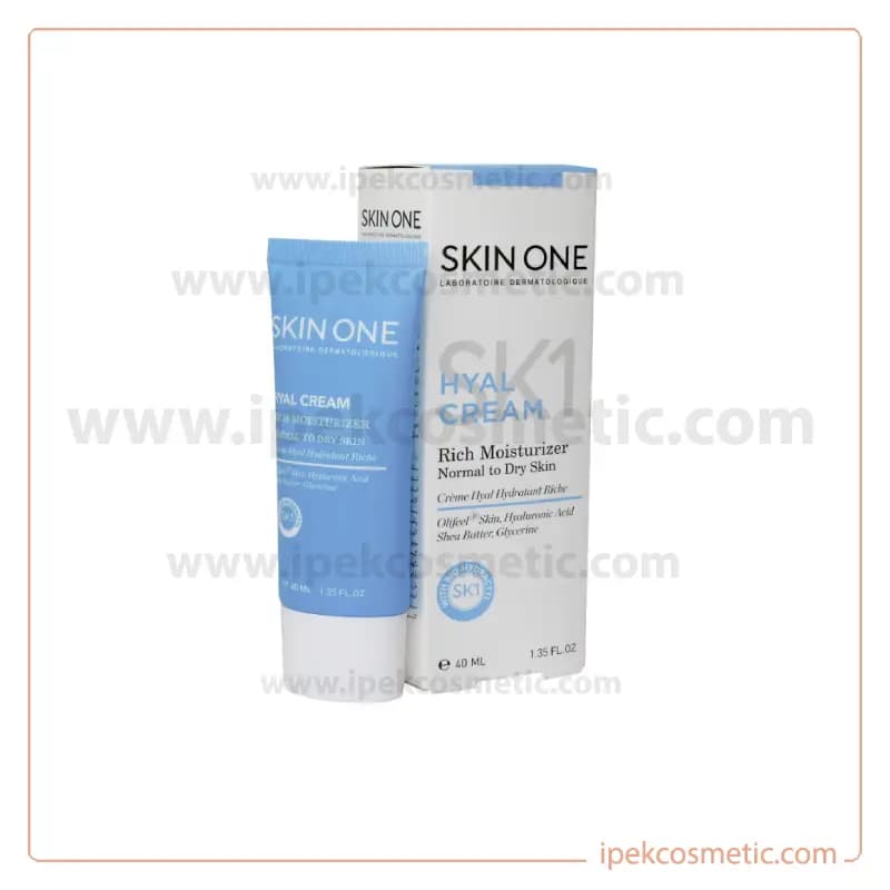 کرم مرطوب کننده مغذی هیال اسکین وان – Skin One