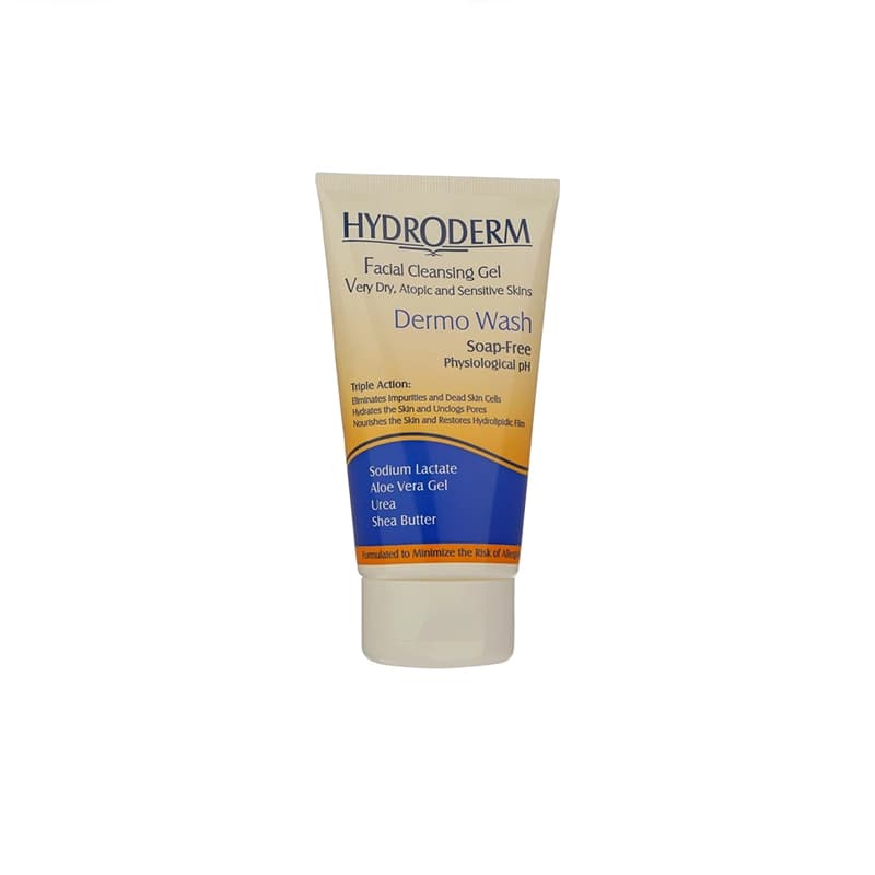 ژل شست‌وشوی صورت هیدرودرم مدل Very Dry Skin مناسب برای پوست خشک وزن 150 گرم