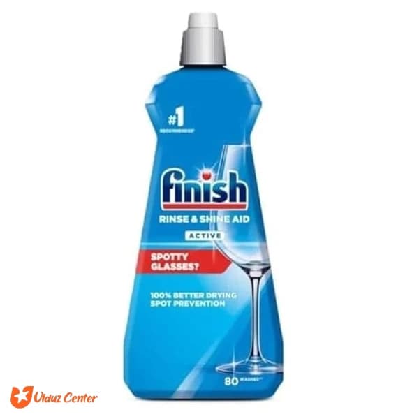 مایع جلادهنده ماشین ظرفشویی فینیش مدل Rinse – Shine حجم 400 میلی لیتر
