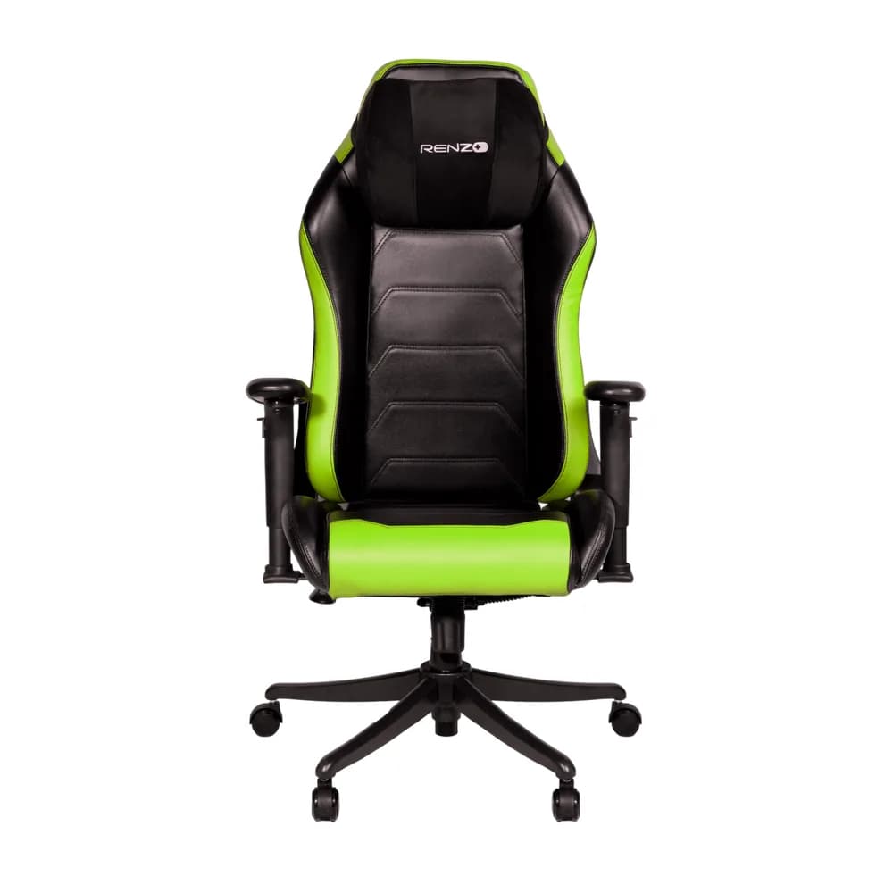 صندلی گیمینگ رنزو RENZO Imperial XL Neon Green — تصویر ۳