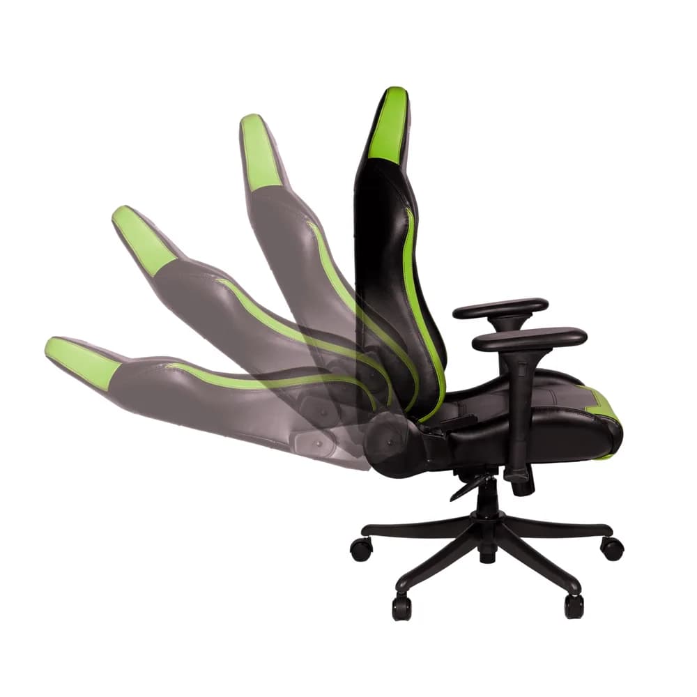 صندلی گیمینگ رنزو RENZO Imperial XL Neon Green — تصویر ۸