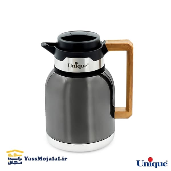 فلاسک یونیک 1.5 لیتر دسته چوبی