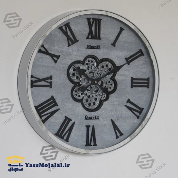 ساعت دیواری چرخ دنده ای شانلی
