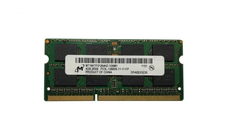 رم لپ تاپ میکرون 4gb pc3L-12800 1600mhz — تصویر ۲