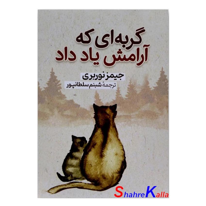 کتاب گربه ای که آرامش یاد داد اثر جیمز نوربری انتشارات آزرمیدخت