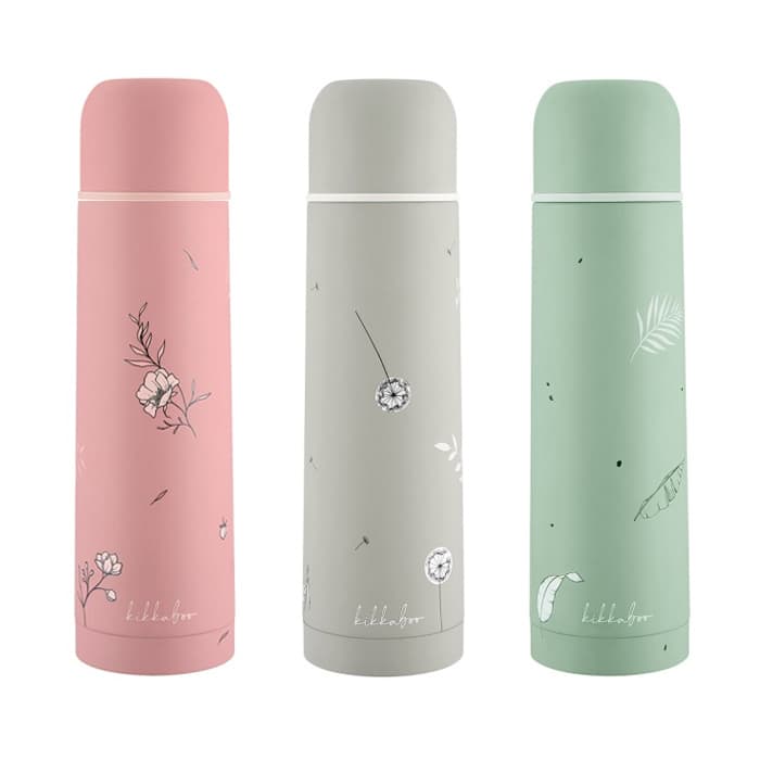 فلاسک آب استیل 500 میلی لیتری مدل Flora کیکابو Kikkaboo