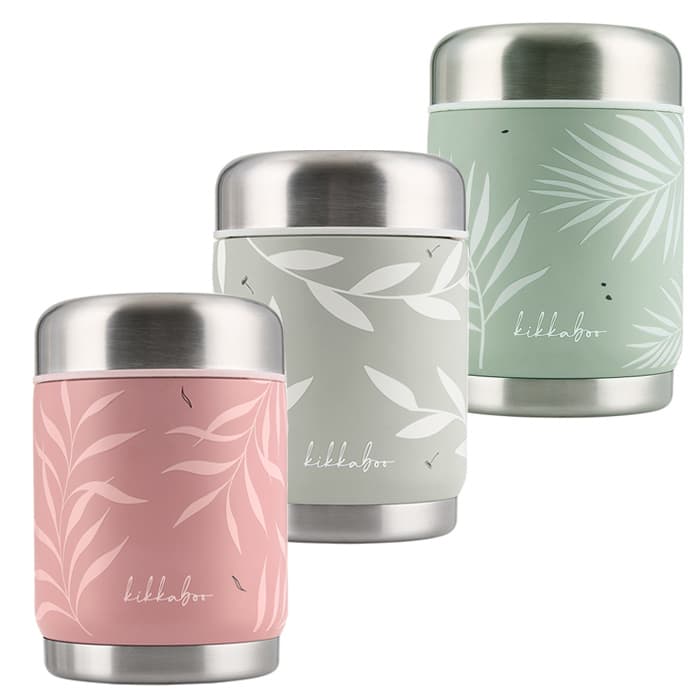 فلاسک غذا استیل 400 میلی لیتری مدل Flora کیکابو Kikkaboo
