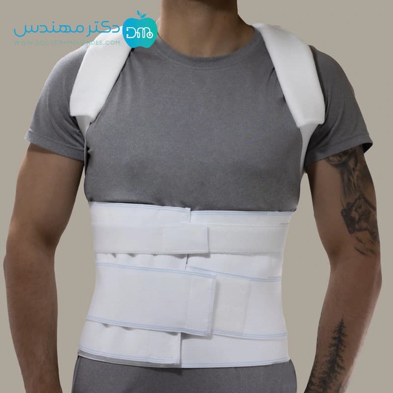 قوز بند کمربند طبی پل دار پاک سمن کد042 — تصویر ۵