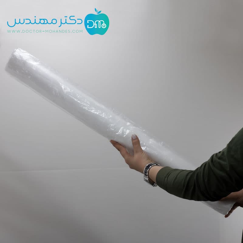 ملحفه رولی یکبار مصرف عرض 60 سانت 17 گرم