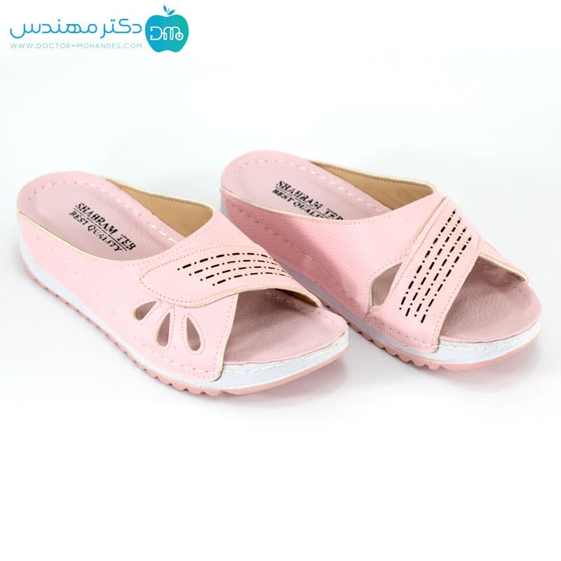 صندل طبی زنانه مدل 1022 رنگ صورتی