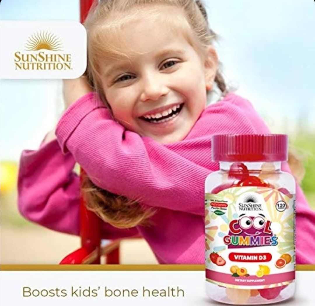 پاستیل ویتامین دی ۳ سان‌شاین نوتریشن ۶۰ عددیSunshine Nutrition Vitamin D3 Gummies(اورجینال) — تصویر ۵