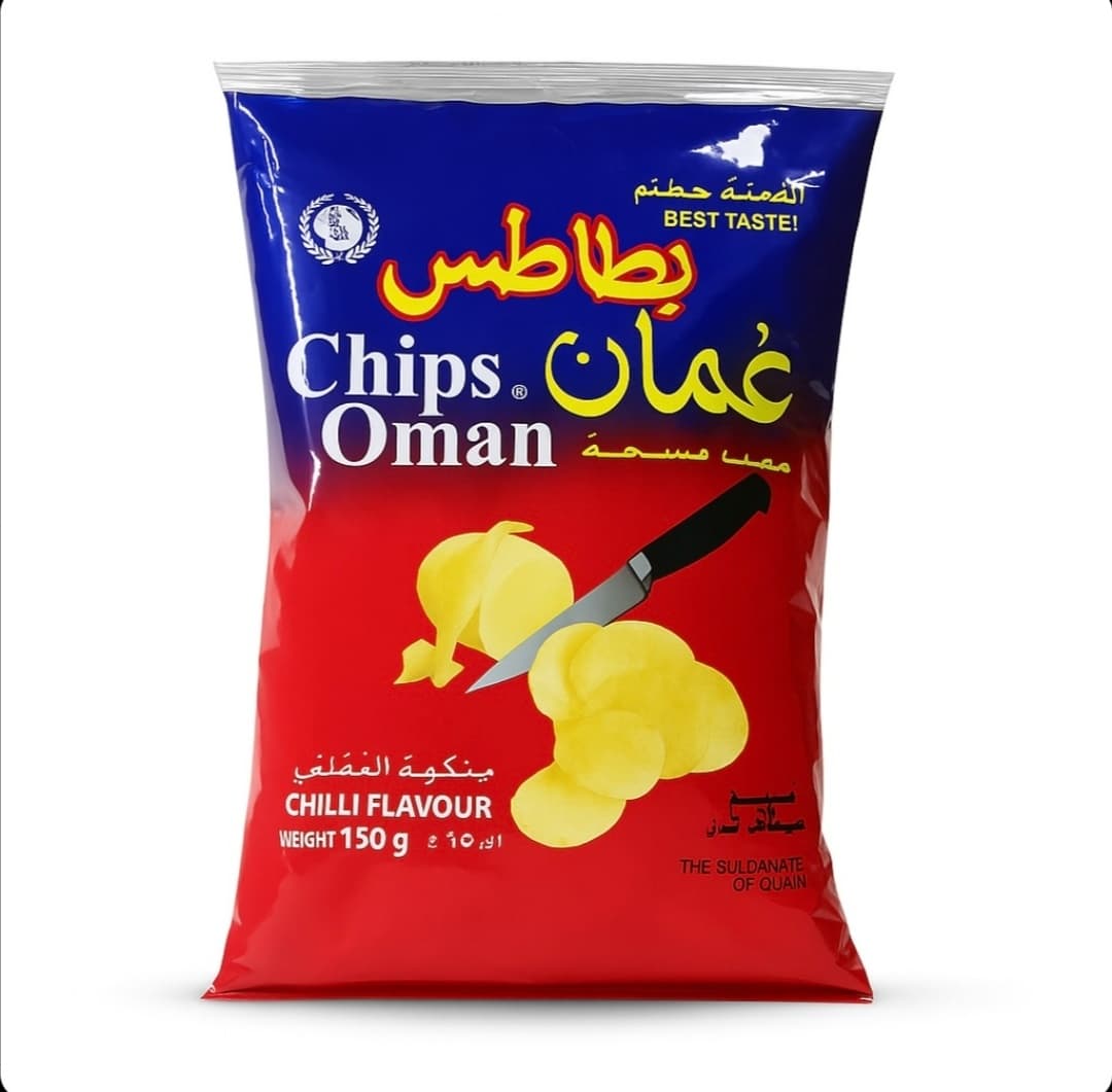 چیپس عمان پارتی پک 150g150g | Chips Oman Chilli Flavour(اورجینال)