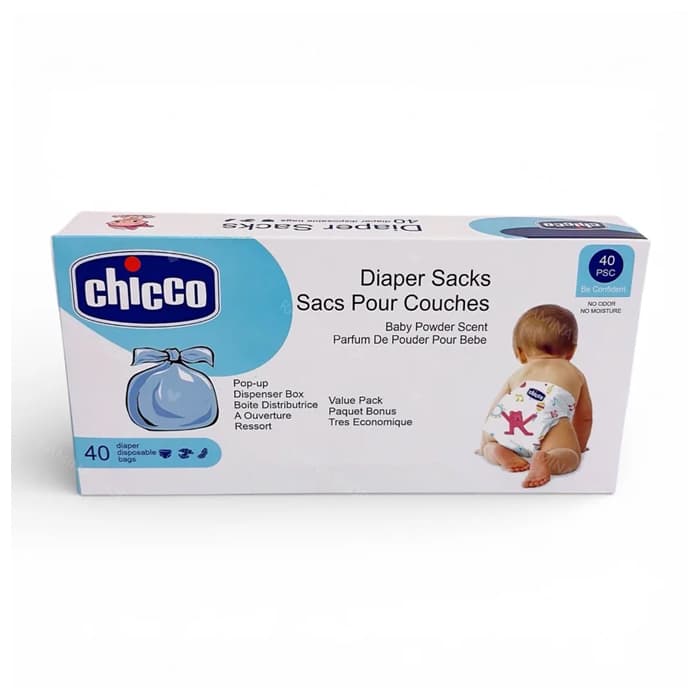 کیسه زباله مخصوص پوشک نوزاد چیکو Chicco (بسته 40 عددی)