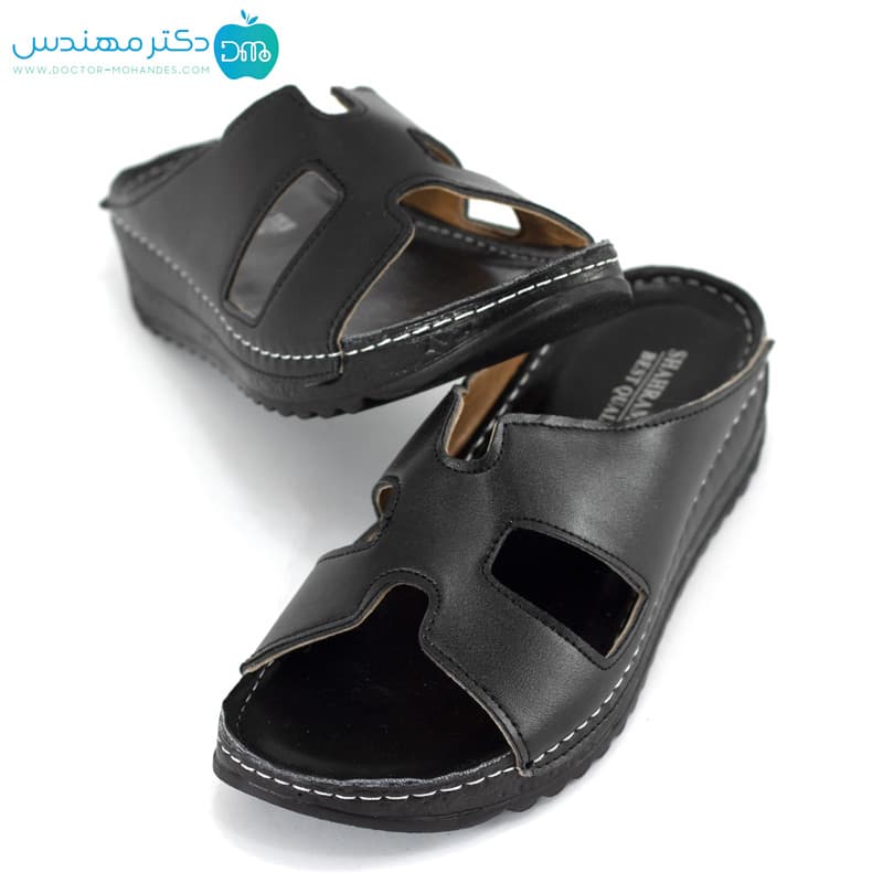 صندل طبی زنانه مدل 1021 رنگ مشکی