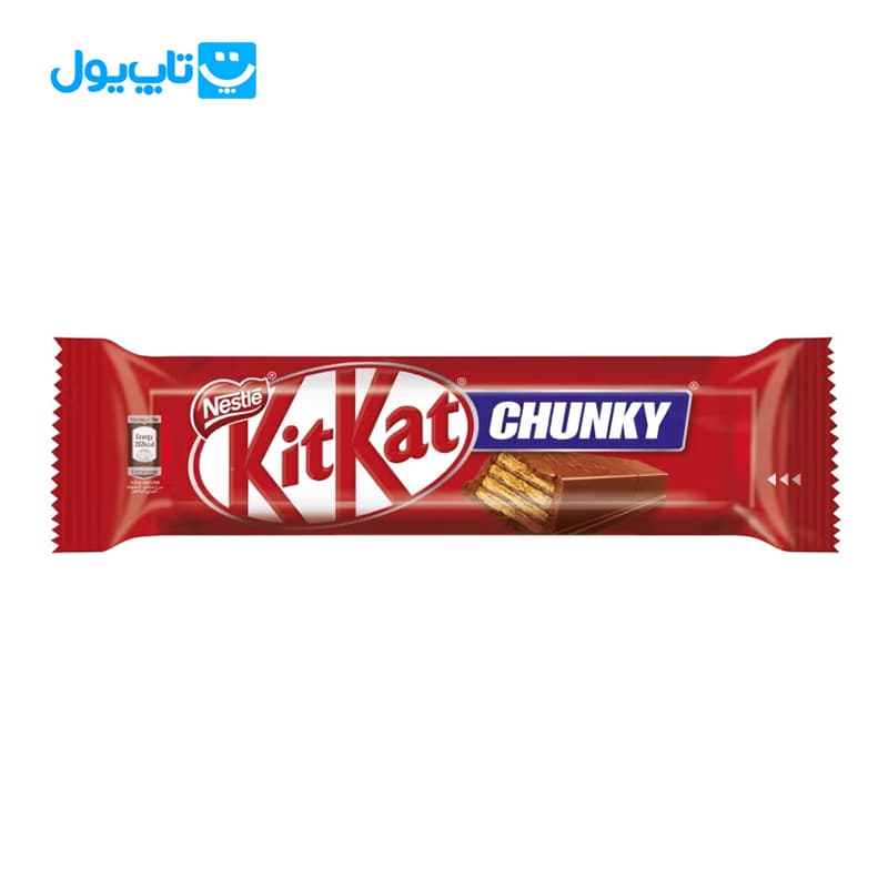 ویفر شکلاتی کیت کت Kit Kat مدل Chunky چانکی وزن 38 گرم