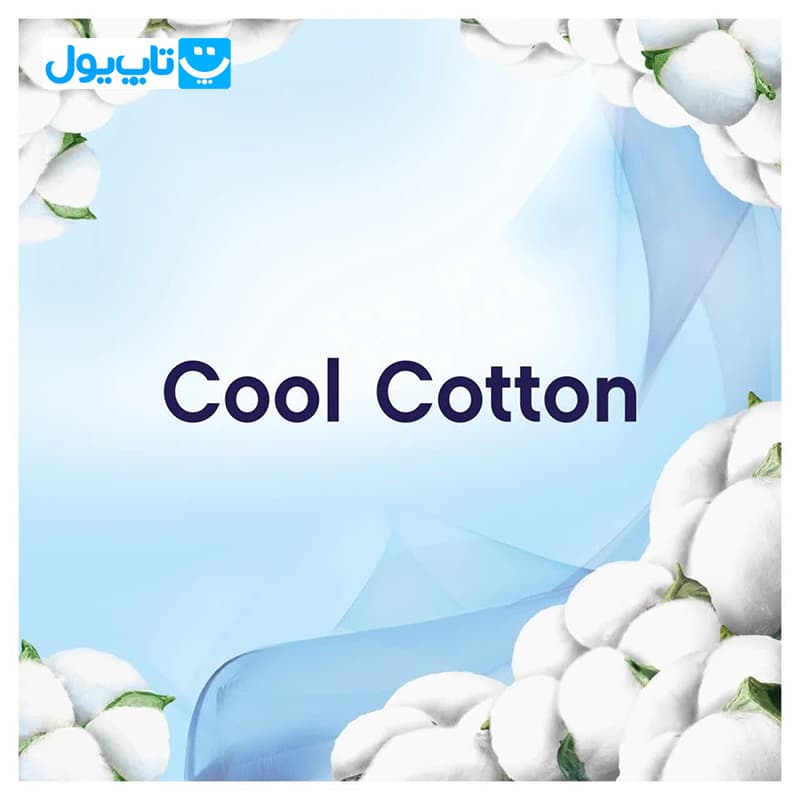دانه های خوشبوکننده لباس لنور Lenor رایحه پنبه خنک Cool Cotton وزن 155 گرم — تصویر ۵
