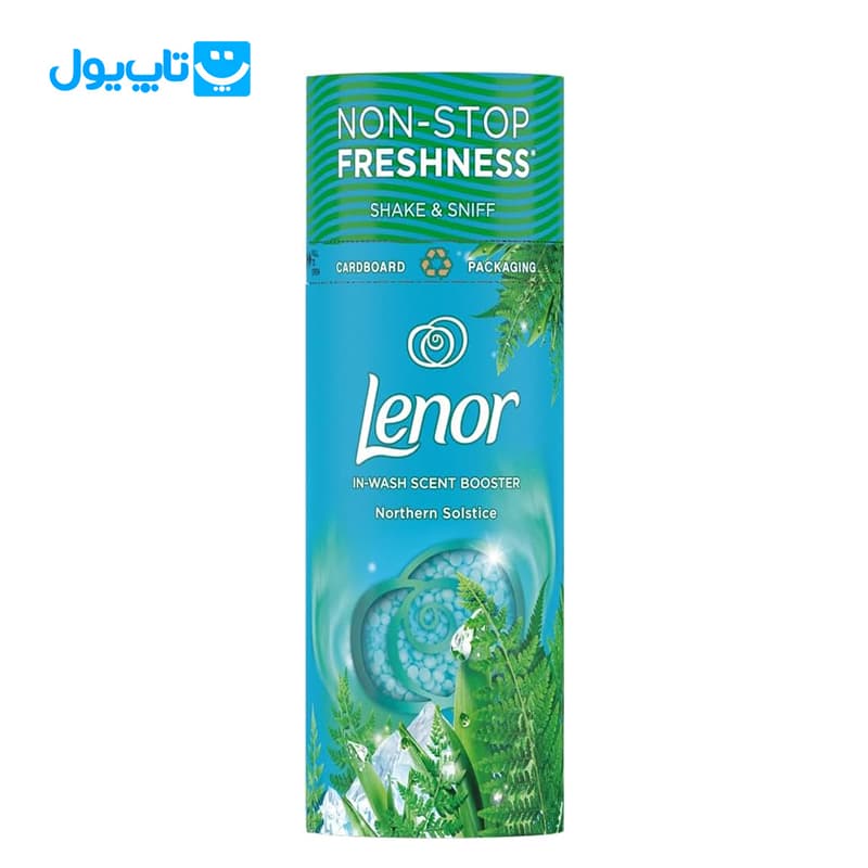 دانه های خوشبوکننده لباس لنور Lenor رایحه هوای تازه جنگل های شمالی وزن 155 گرم