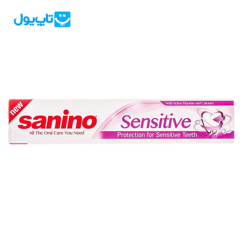 خمیردندان سانینو Sanino مدل Sensitive مناسب لثه های حساس حجم 100 میلی لیتر