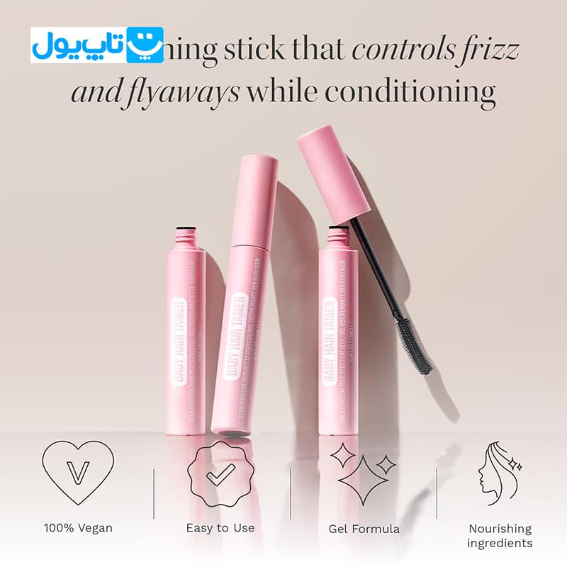 ریمل فیکساتور بیبی هیر تامر هیربرست HairBrust انگلیس مدل Baby Hair tamer مخصوص موهای ریز پیشانی حجم 12 میلی‌لیتر — تصویر ۴