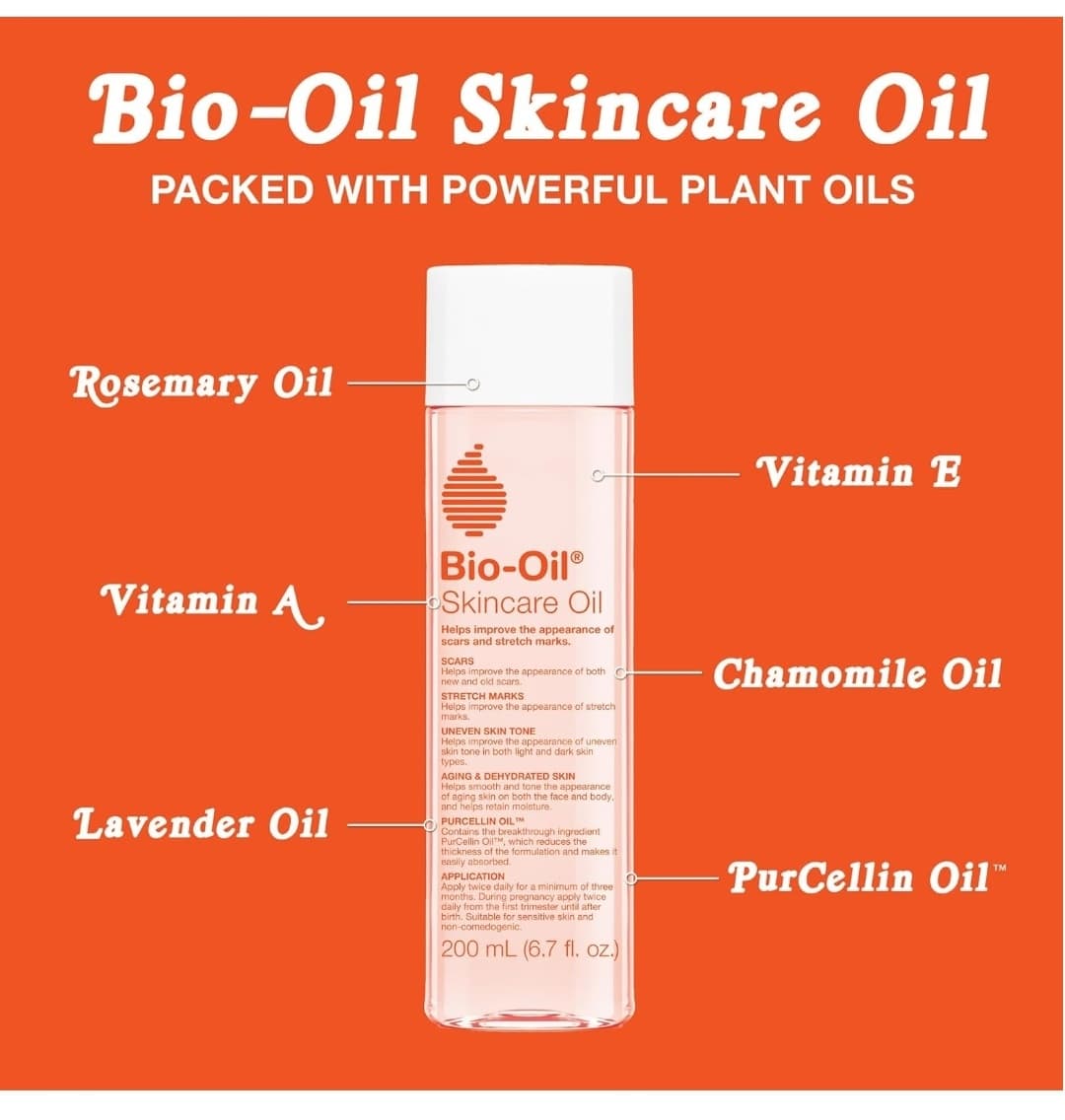 روغن بایو اویل Bio-Oil Skincare Body Oil Serum125ml (اورجینال) — تصویر ۶