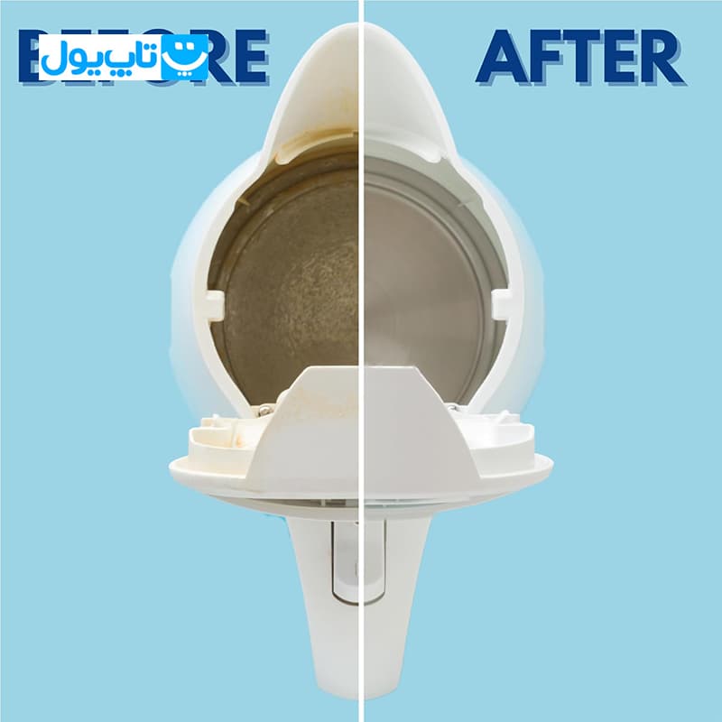 پودر رسوب‌زدا کتری دوزیت Duzzit انگلیس مدل Kettle Descaler مناسب کتری و چای ساز بسته ۲ عددی — تصویر ۴