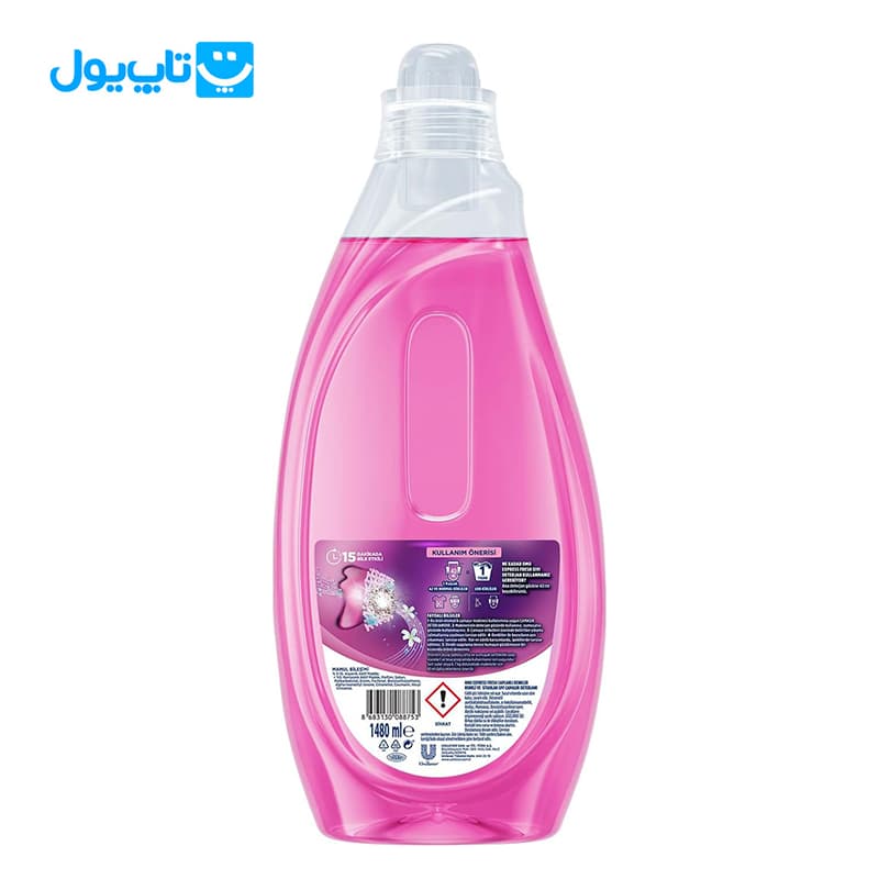 مایع لباسشویی اومو OMO مدل Express Fresh مناسب لباسهای رنگی و مشکی حجم ۱۴۸۰ میلیلیتر — تصویر ۲