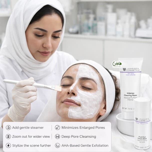 ماسک کرمی پوست چرب یانسن 2مدل — تصویر ۲