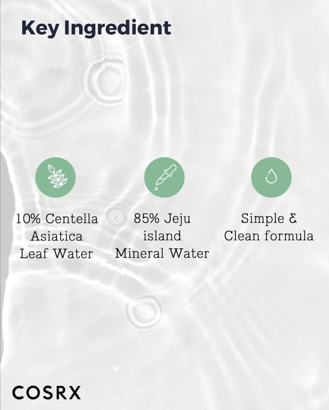 تونر آبرسان و تسکیندهنده پوست سنتلا واتر فاقد الکل کوزارکس (COSRX Centella Water Alcohol-Free Toner) (اورجینال) — تصویر ۷