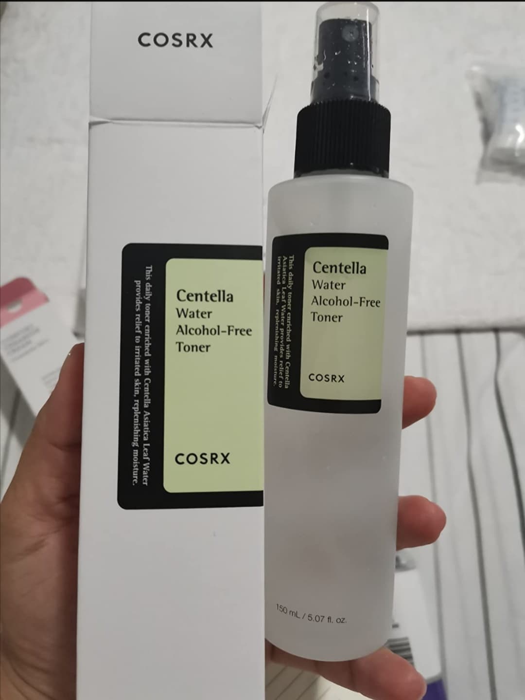 تونر آبرسان و تسکین‌دهنده پوست سنتلا واتر فاقد الکل کوزارکس (COSRX Centella Water Alcohol-Free Toner) (اورجینال)