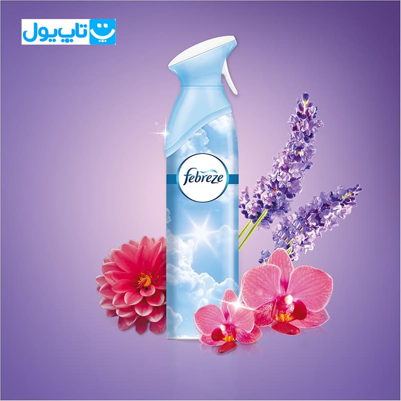 اسپری خوشبوکننده هوا فبرز Febreze رایحه ارکیده تایلندی حجم 300 میلی‌لیتر — تصویر ۳