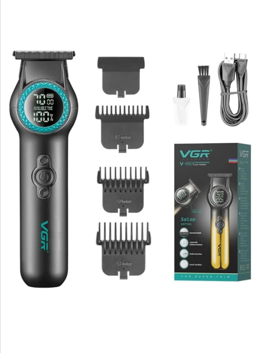 **ماشین اصلاح حرفه‌ای VGR V‑990 | جام کوزارکس jamcosrx**