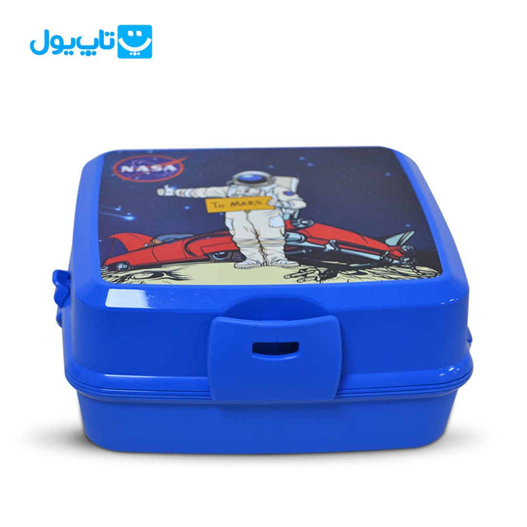 ظرف غذای کودک هوبی لایف Hobby Life طرح ناسا مدل لانچ باکس 4 تکه 1.4 لیتر — تصویر ۳