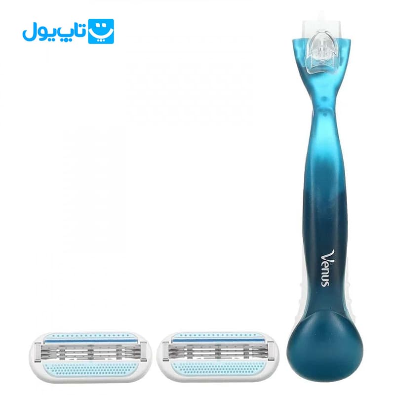 خودتراش ژیلت Gillette مدل Venus Smooth سه تیغه همراه سری یدک — تصویر ۵