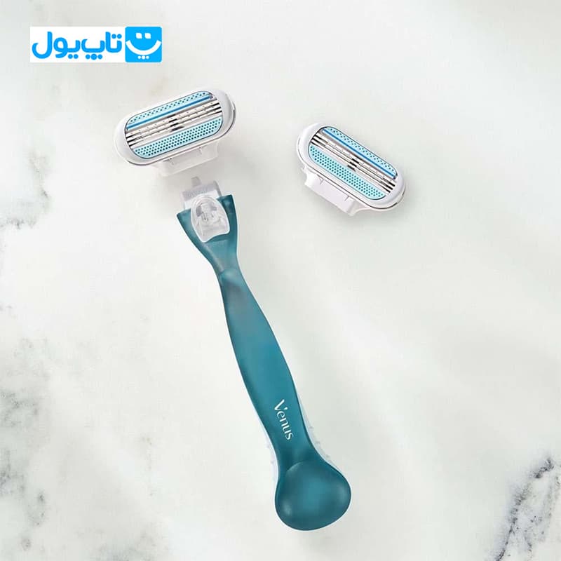 خودتراش ژیلت Gillette مدل Venus Smooth سه تیغه همراه سری یدک — تصویر ۳