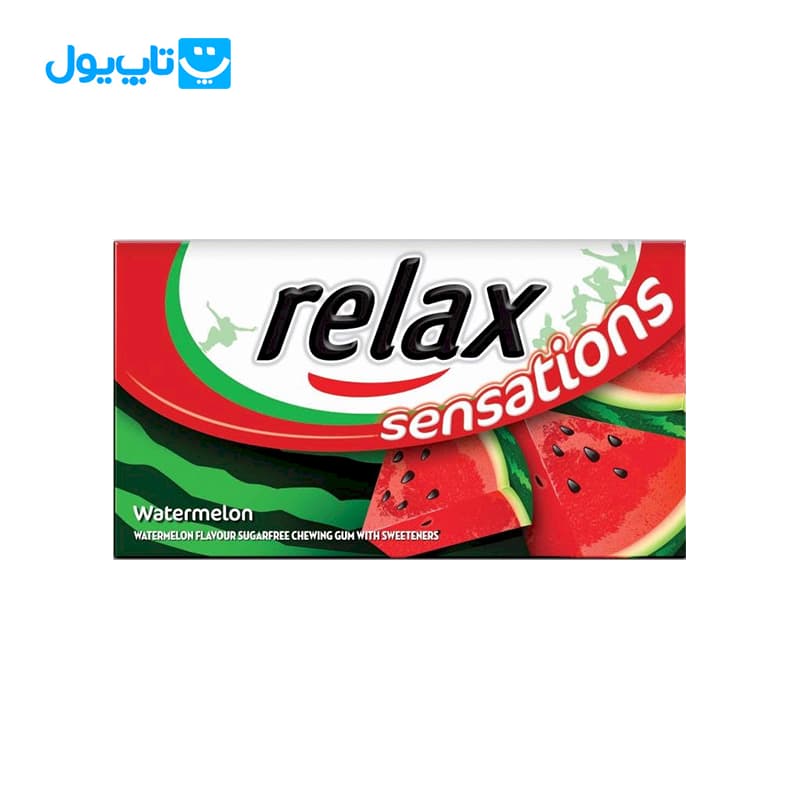 آدامس ریلکس Relax با طعم هندوانه بسته 7 عددی